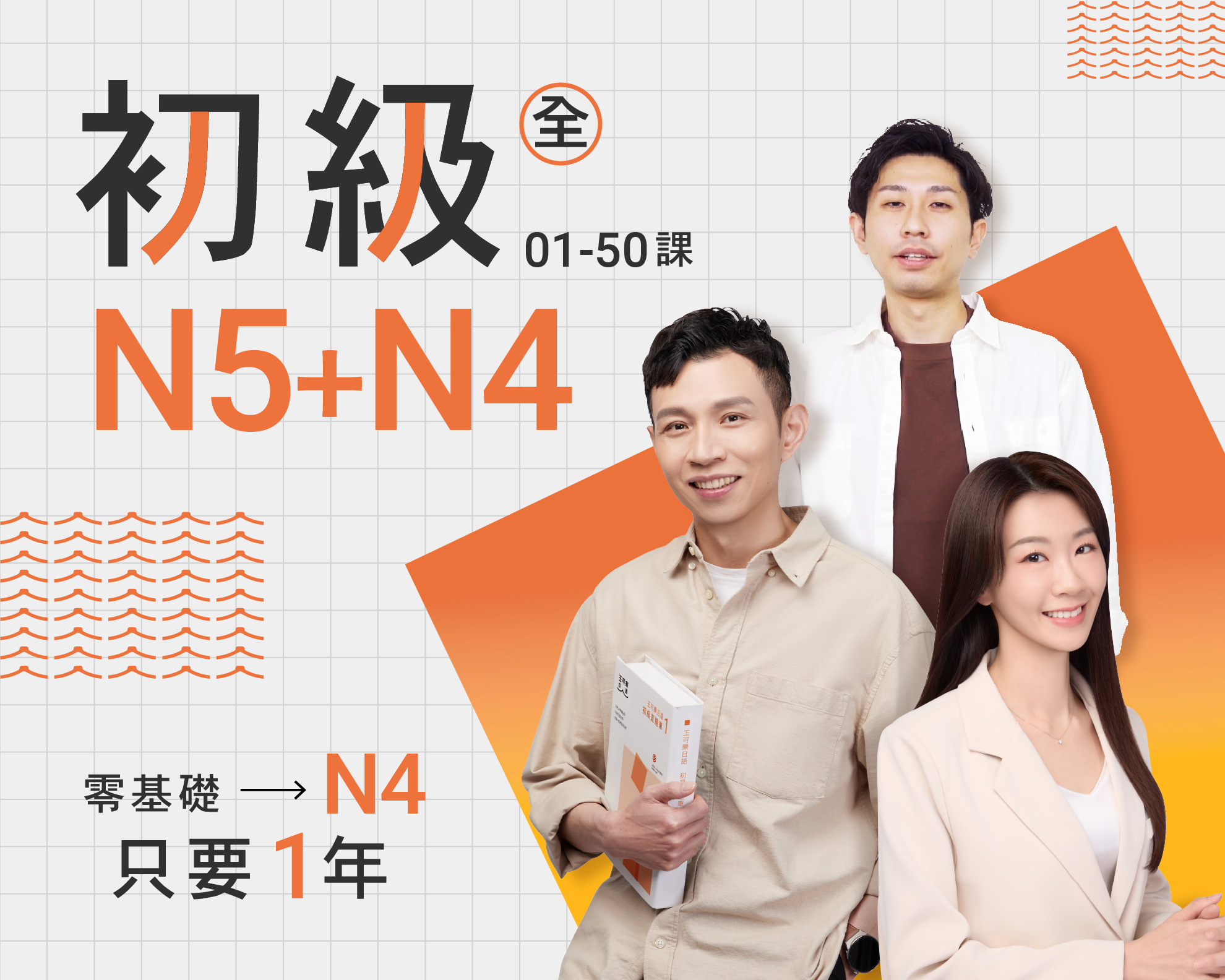 初級-N5+N4+16堂學習導師